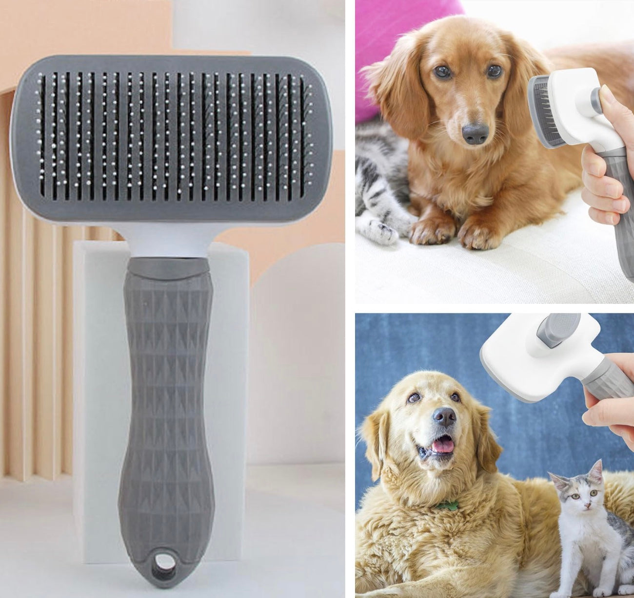 TraumPfoten - Fellbürste für Hund und Katze