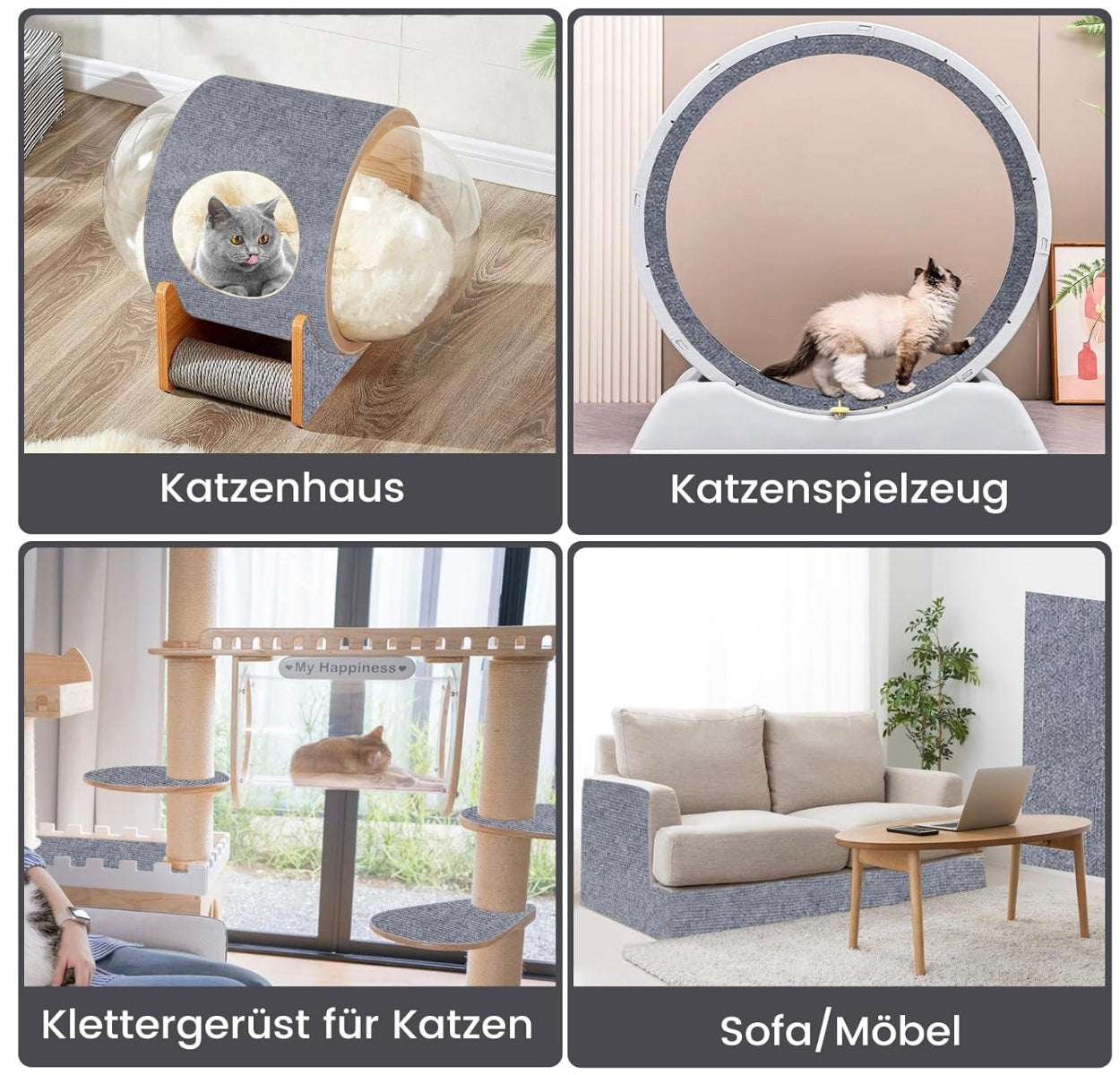 TraumPfoten - Selbstklebender Kratzschutz für Katzen